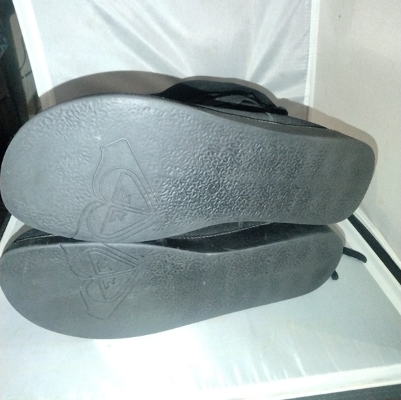 Women's black leather boots by Roxy size 10 Vail - Picture 10 of 10